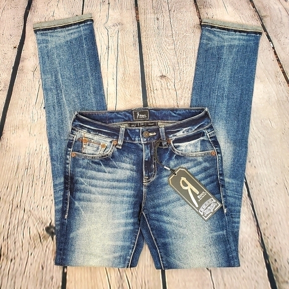 ROCK Revival Mid Rise Skinny Denim Jeans sz. 24 - Picture 4 of 11